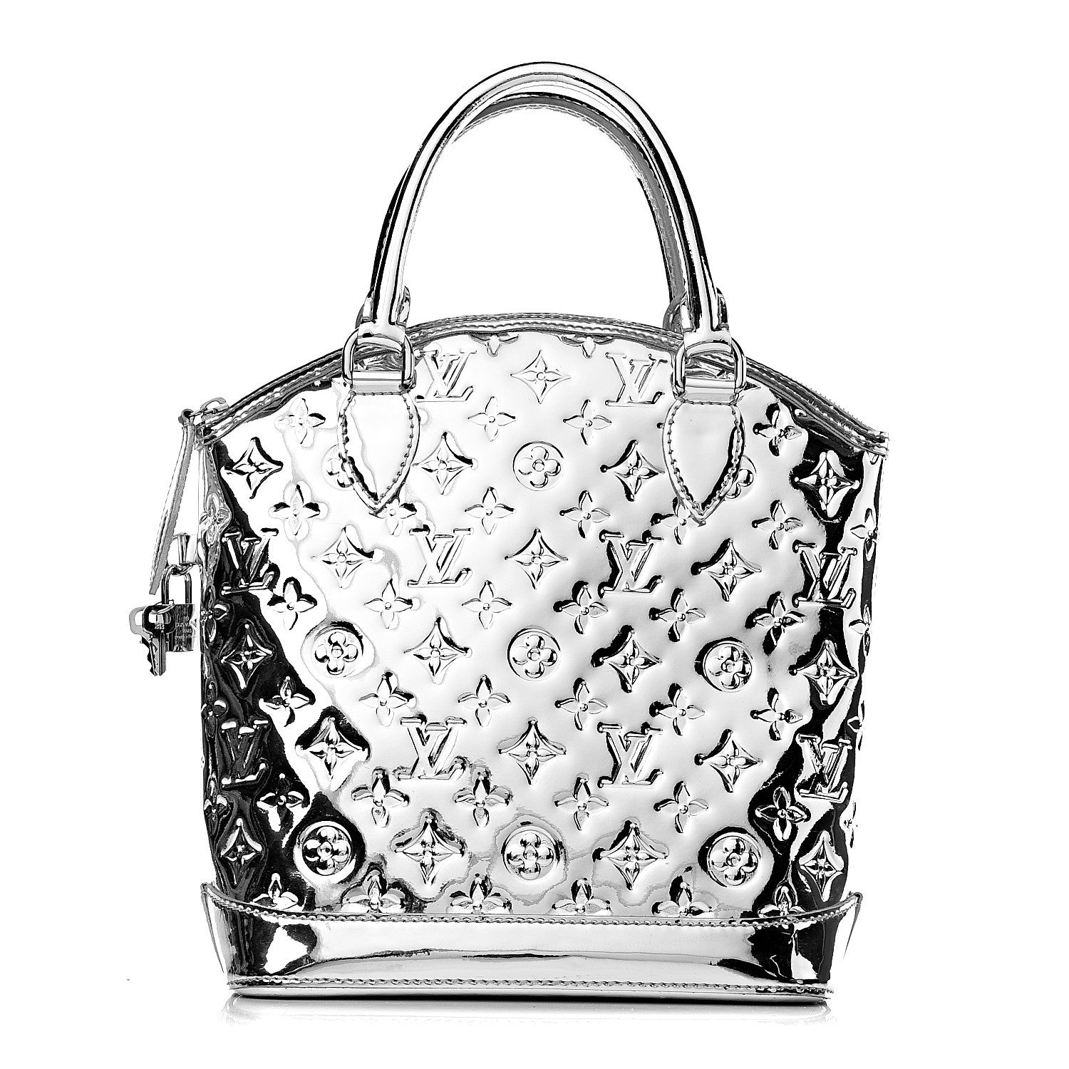 Louis Vuitton Monogram Miroir Lockit Silver 1 of 13