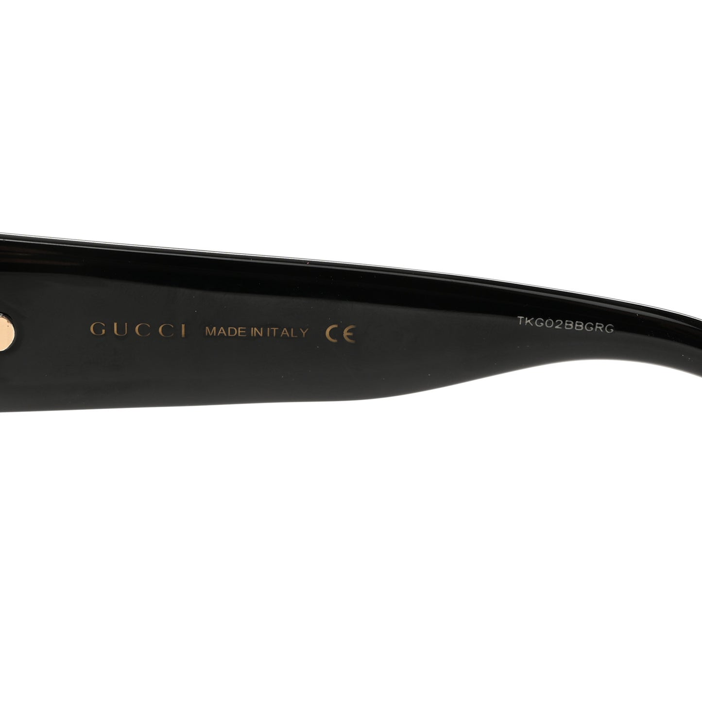 Acetate Square Frame Sunglasses GG0141S Black