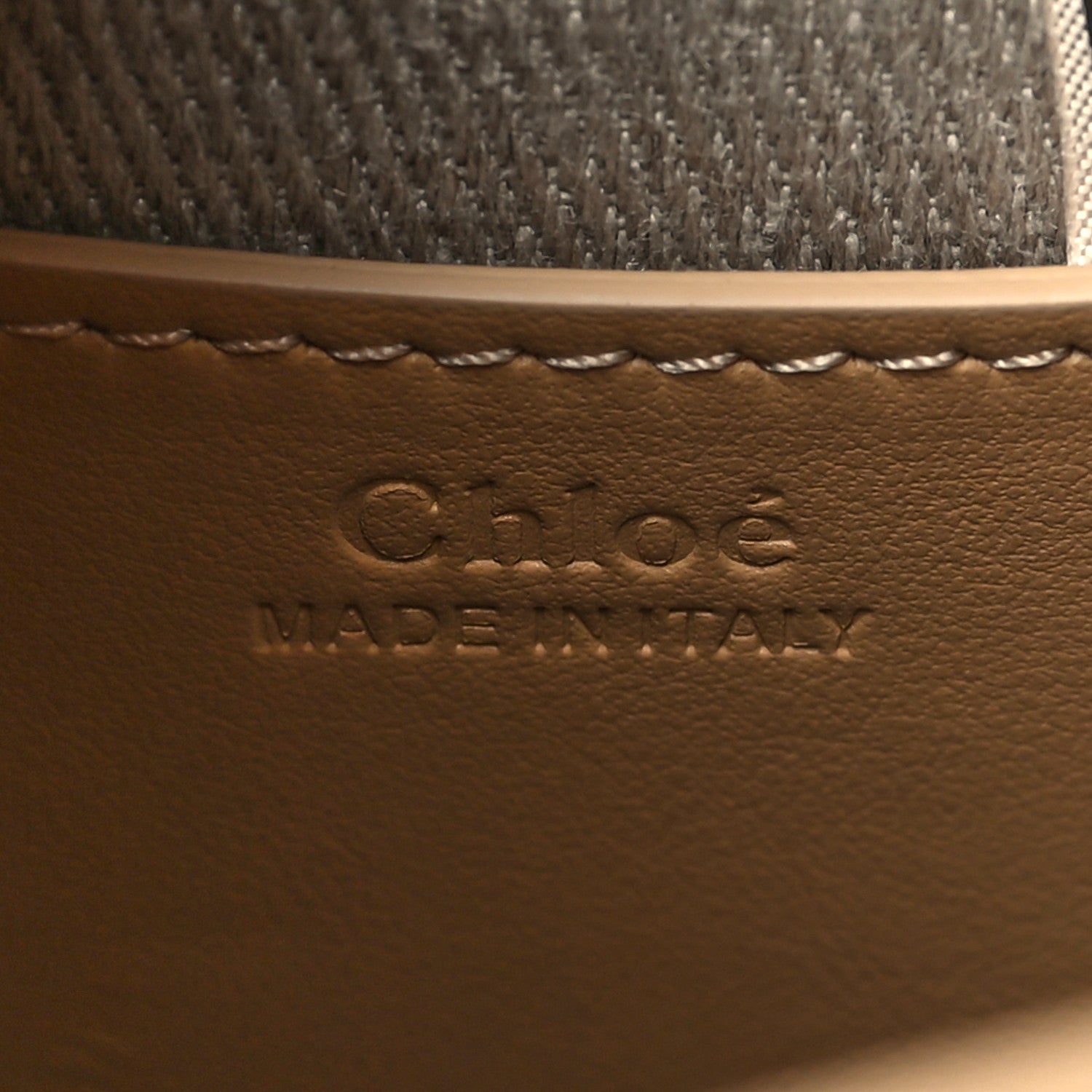 Chloe Calfskin Small Tess Bag Beige Burning Camel 6 of 9