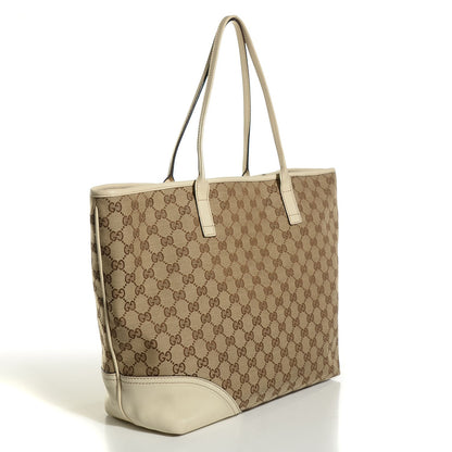 Gucci Monogram Large New Britt Tote Off White 3 of 9