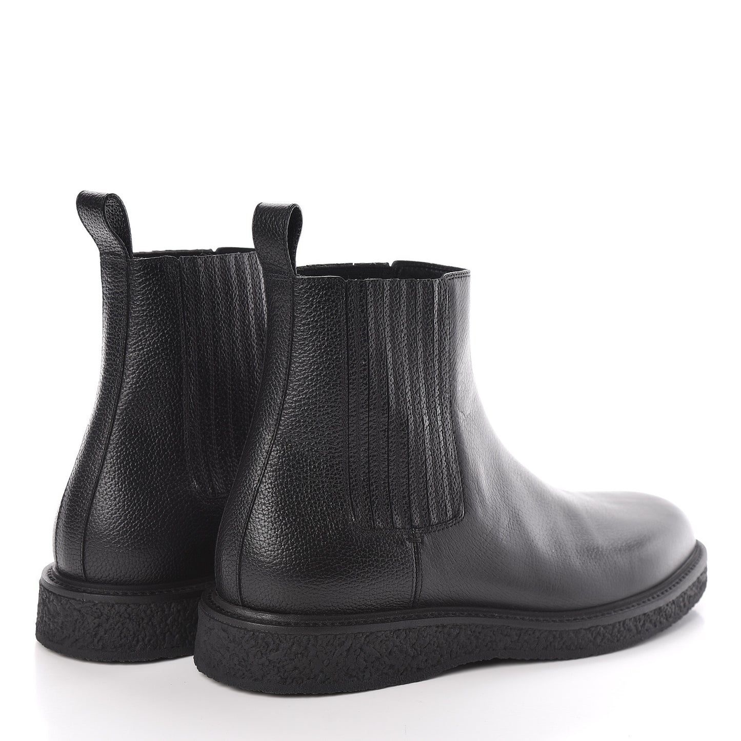 Calfskin Mens Hugo 25 Chelsea Boots 43 Black
