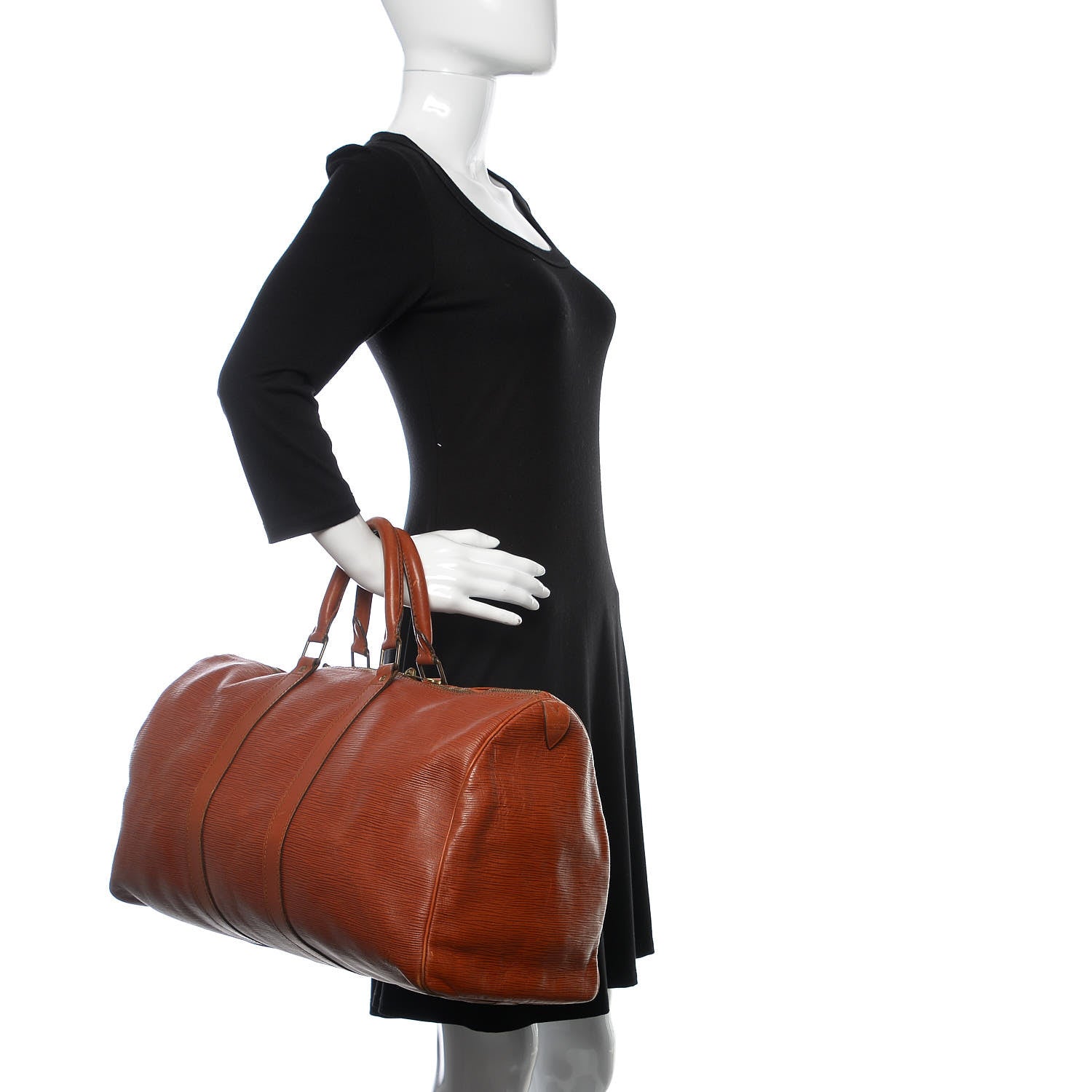 Louis Vuitton Epi Keepall 45 Kenyan Fawn 2 of 23