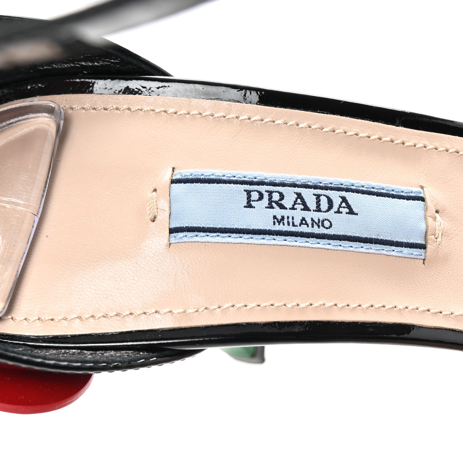 Prada Patent Embellished Capretto Fiori 85mm Pumps 37.5 Black Orchidea 8 of 9