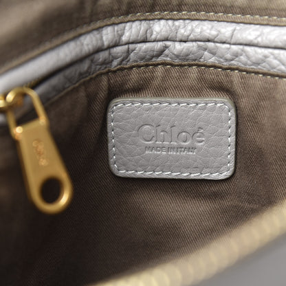 Chloe Calfskin Medium Marcie Satchel Cashmere Grey 9 of 10