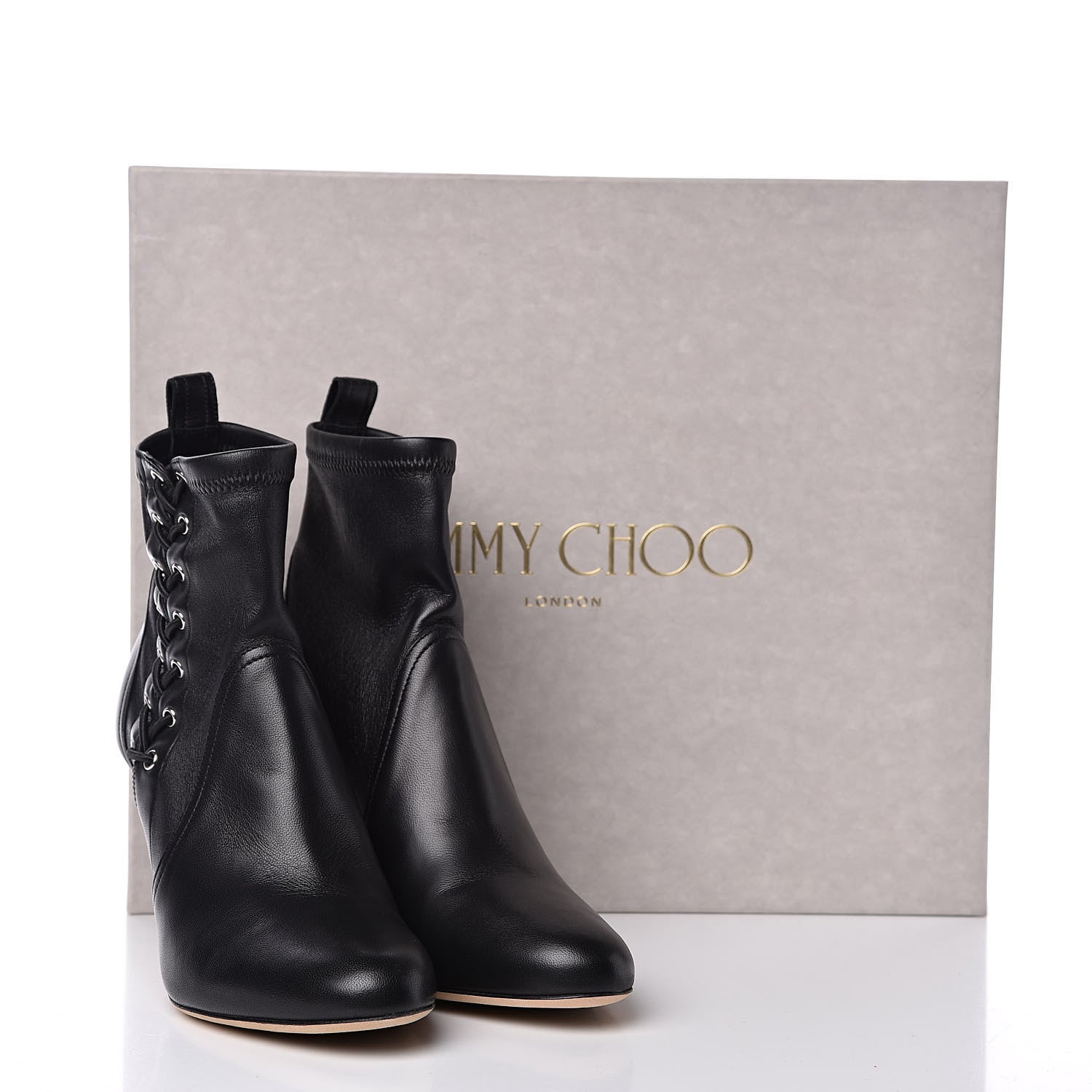 Jimmy Choo Kid Mallory 85 Boots 36.5 Black 8 of 8