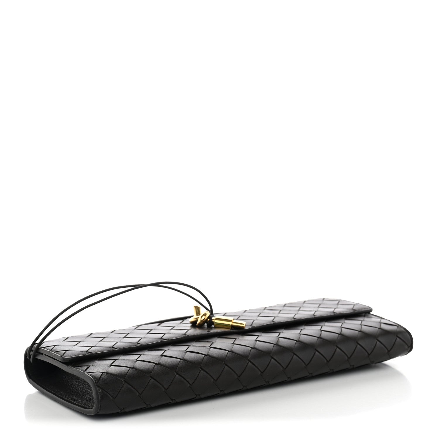 Bottega Veneta Nappa Intrecciato Long Andiamo Top Handle Clutch Fondant 4 of 7