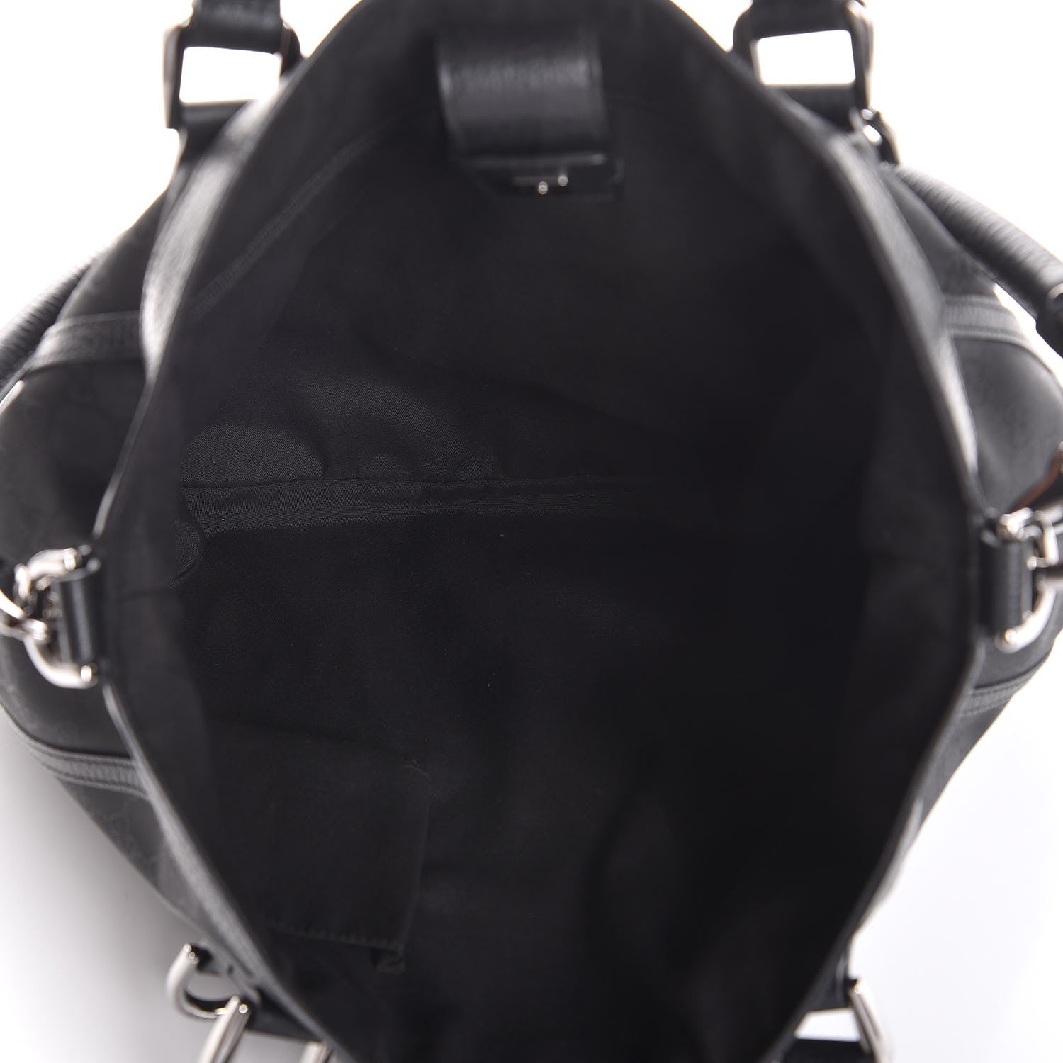 Gucci Nylon Monogram Medium Abbey Convertible Tote Black 5 of 7