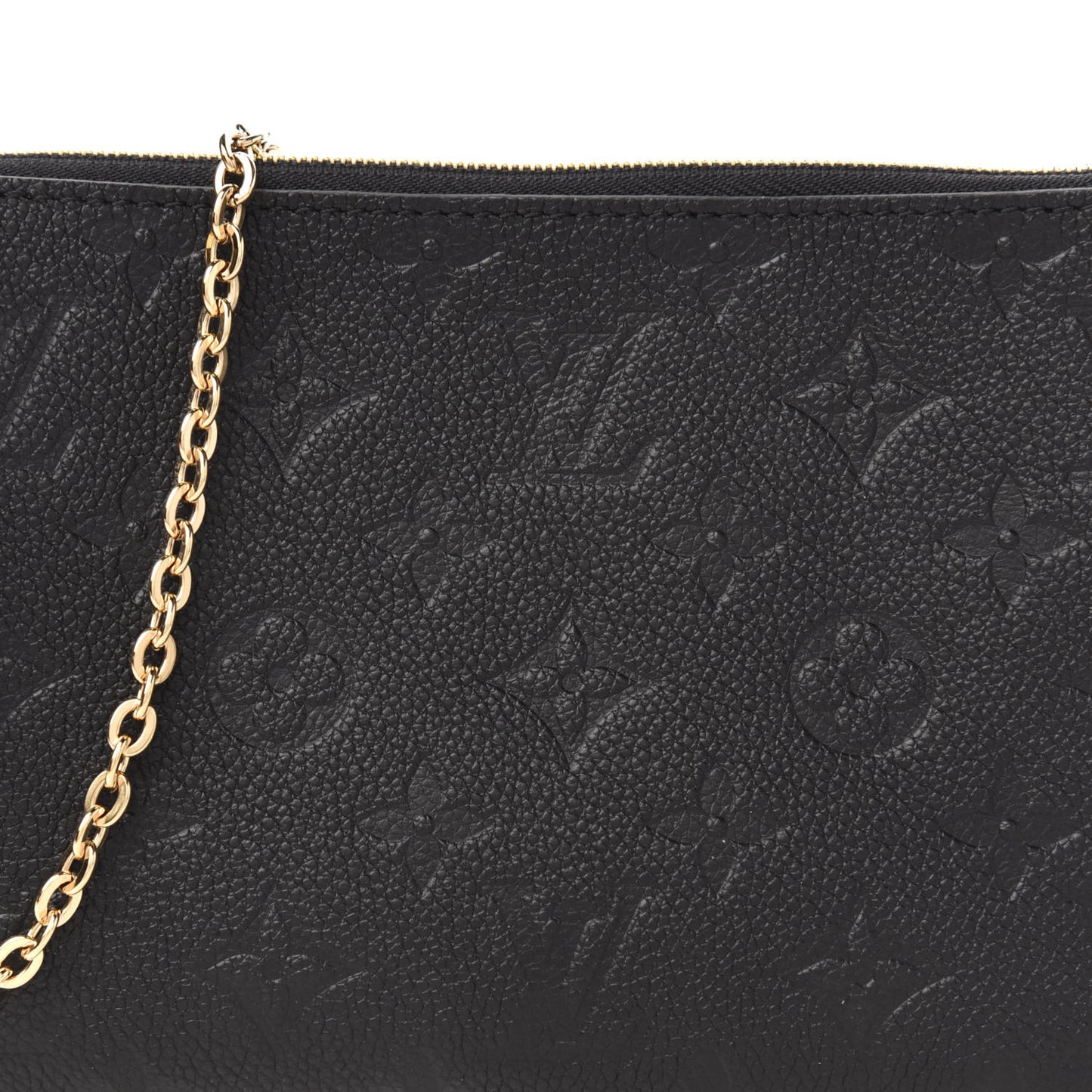 Empreinte Double Zip Pochette Black
