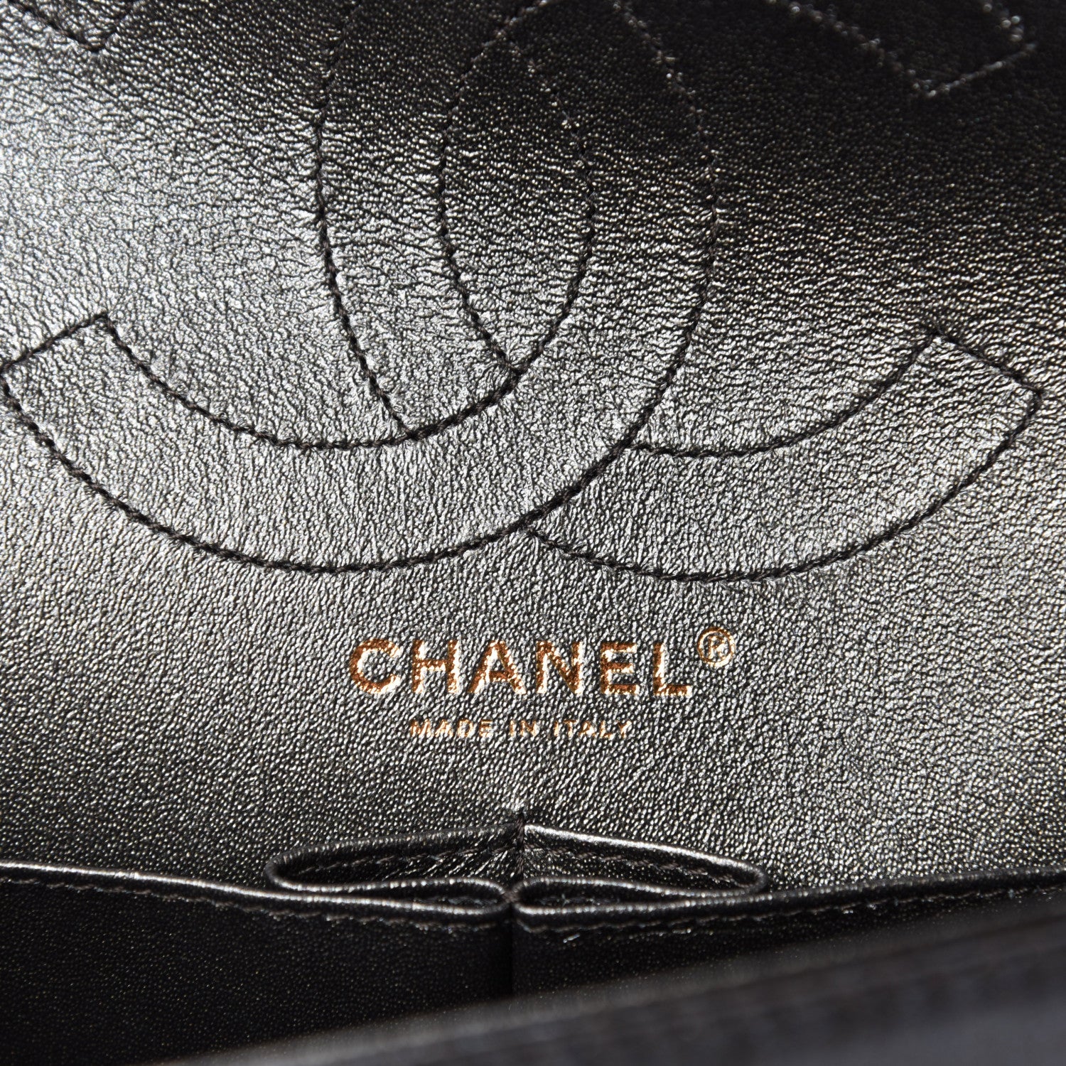 Chanel Glittered Aged Calfskin Quilted 2.55 Reissue 226 Flap Black 8 of 11
