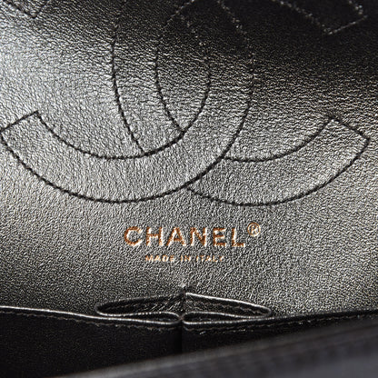 Chanel Glittered Aged Calfskin Quilted 2.55 Reissue 226 Flap Black 8 of 11
