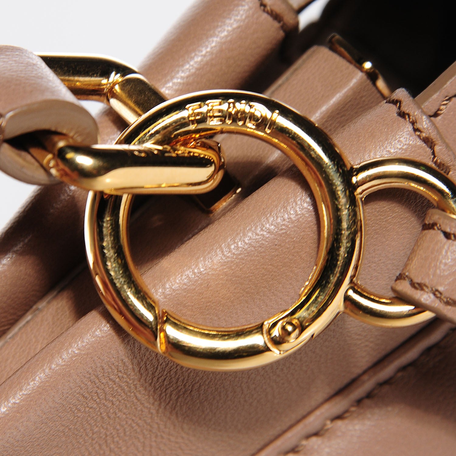 Fendi Nappa Mini Peekaboo Iconic Satchel Ratmusquet 10 of 11