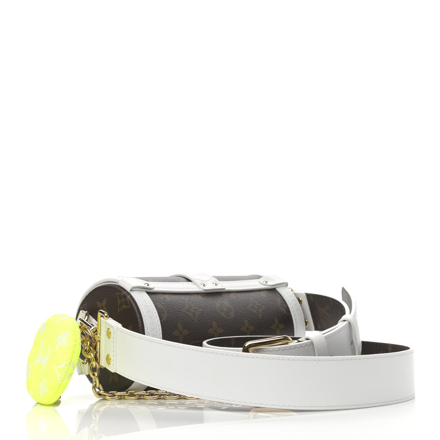 Monogram LV Match Papillon Trunk White