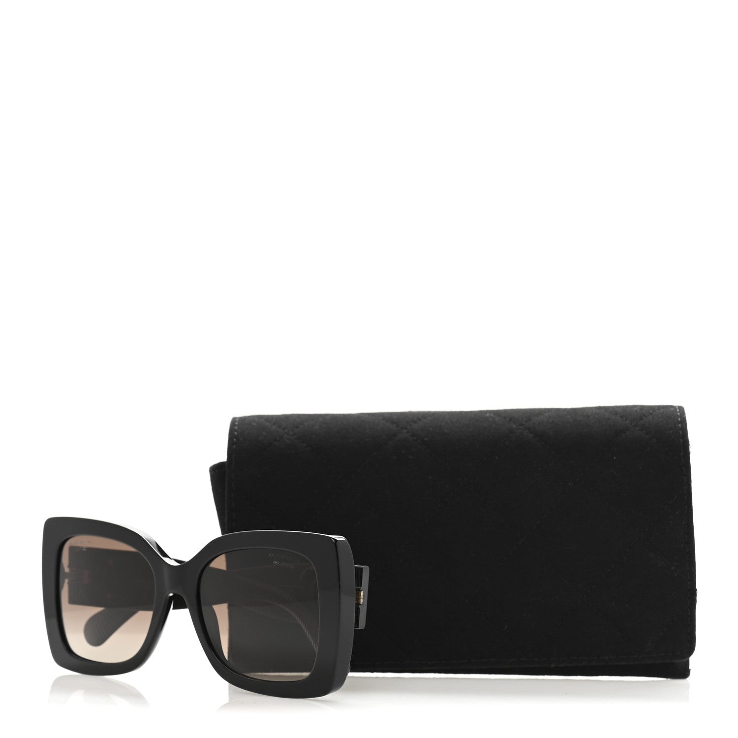 Chanel Square Polarized CC Sunglasses 5494-A Black 9 of 9