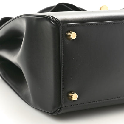 Celine Calfskin Classique 16 Top Handle Bag Black 8 of 9