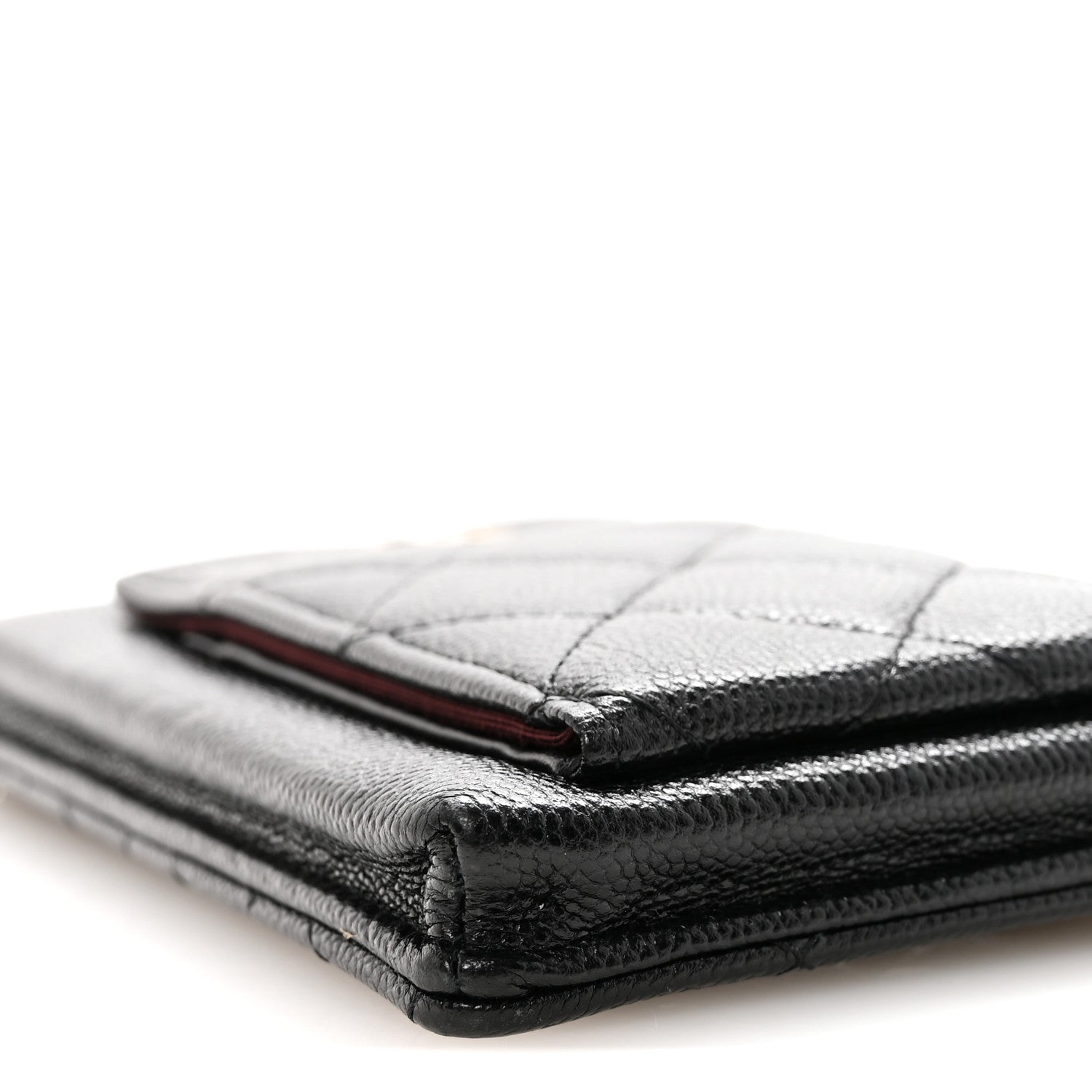 Chanel Caviar Quilted Zip Phone Case Black 9 of 10