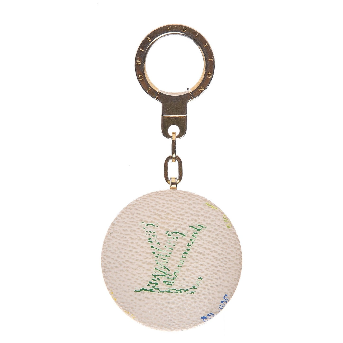 Monogram Multicolor Astropill Light Key Chain White