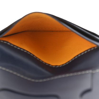 Goyard Goyardine Saint Marc Folding Card Case Navy 7 of 11