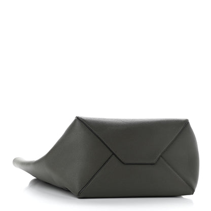 Celine Soft Grained Calfskin Small Belt Cabas Phantom Taupe 4 of 12