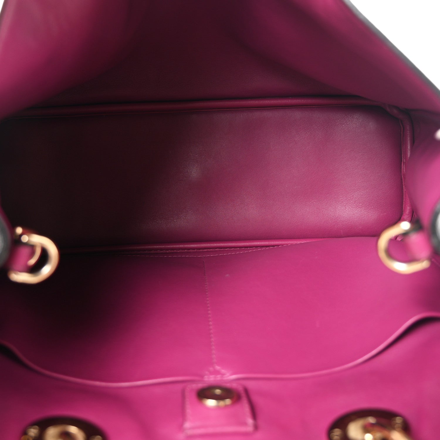 Christian Dior Bullcalf Medium Diorissimo Tote Black Rose Indien 5 of 13