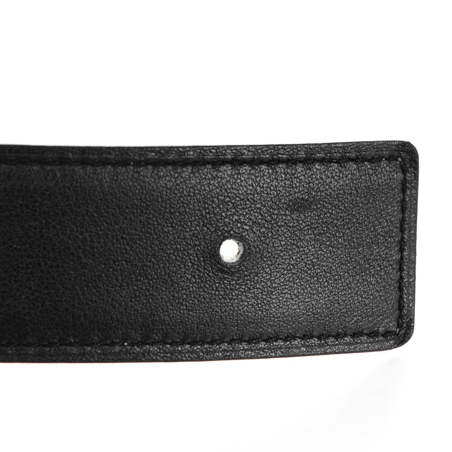 Swift Epsom 32mm Belt Strap 90 Black Etoupe