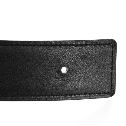 Hermes Swift Epsom 32mm Belt Strap 90 Black Etoupe 4 of 6