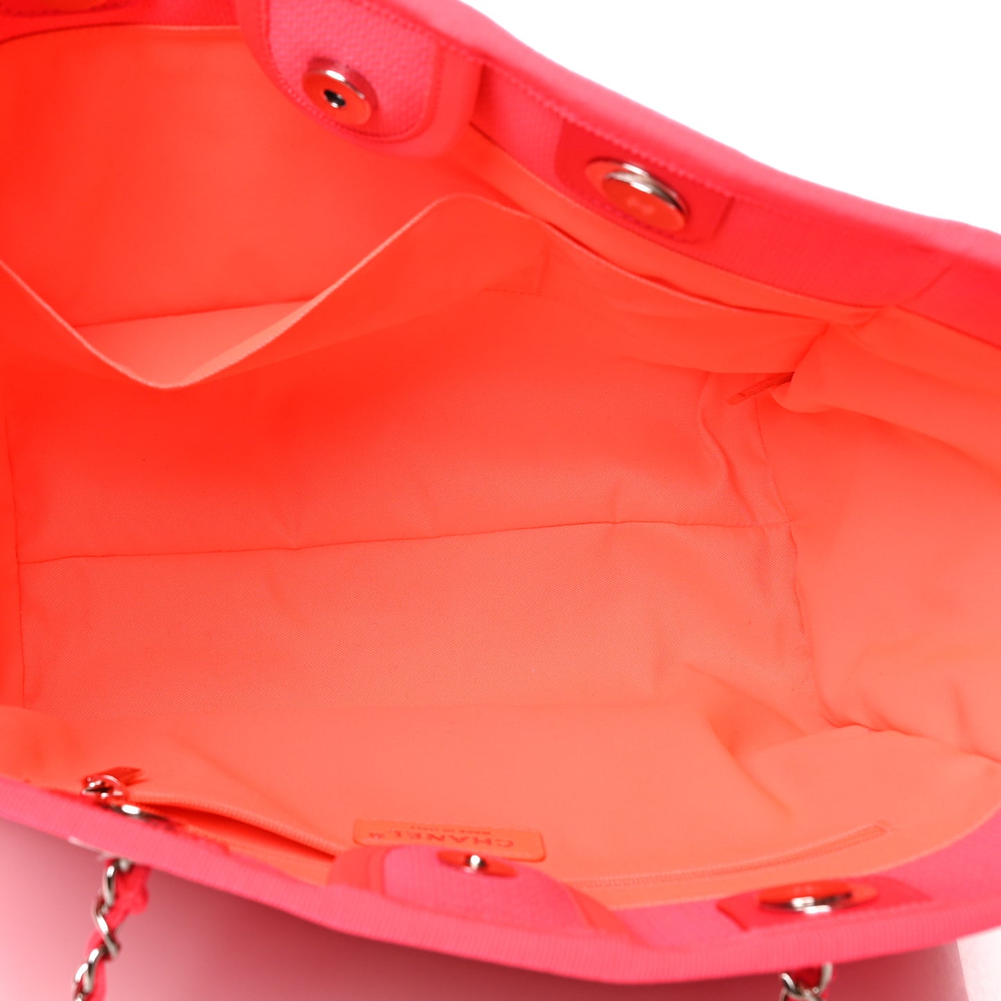 Mixed Fibers Small Deauville Tote Pink Orange