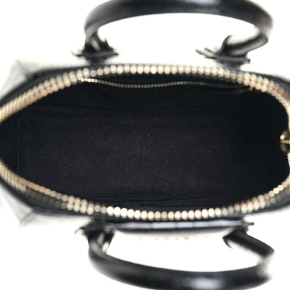 Givenchy Calfskin Crocodile Embossed Mini Antigona Black 5 of 13