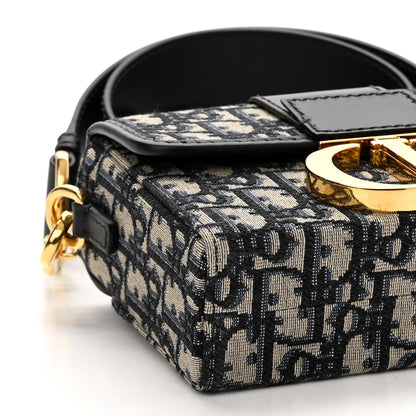 Christian Dior Oblique 30 Montaigne Box Bag Blue 7 of 8