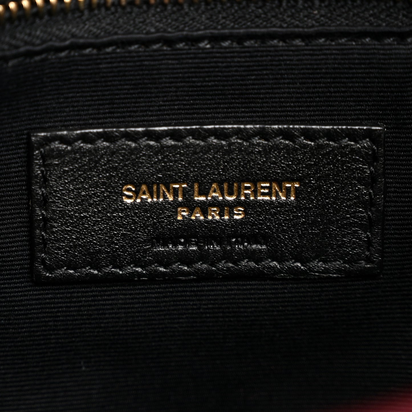 Lambskin Quilted Small Loulou Puffer Monogram Chain Satchel Opyum Red