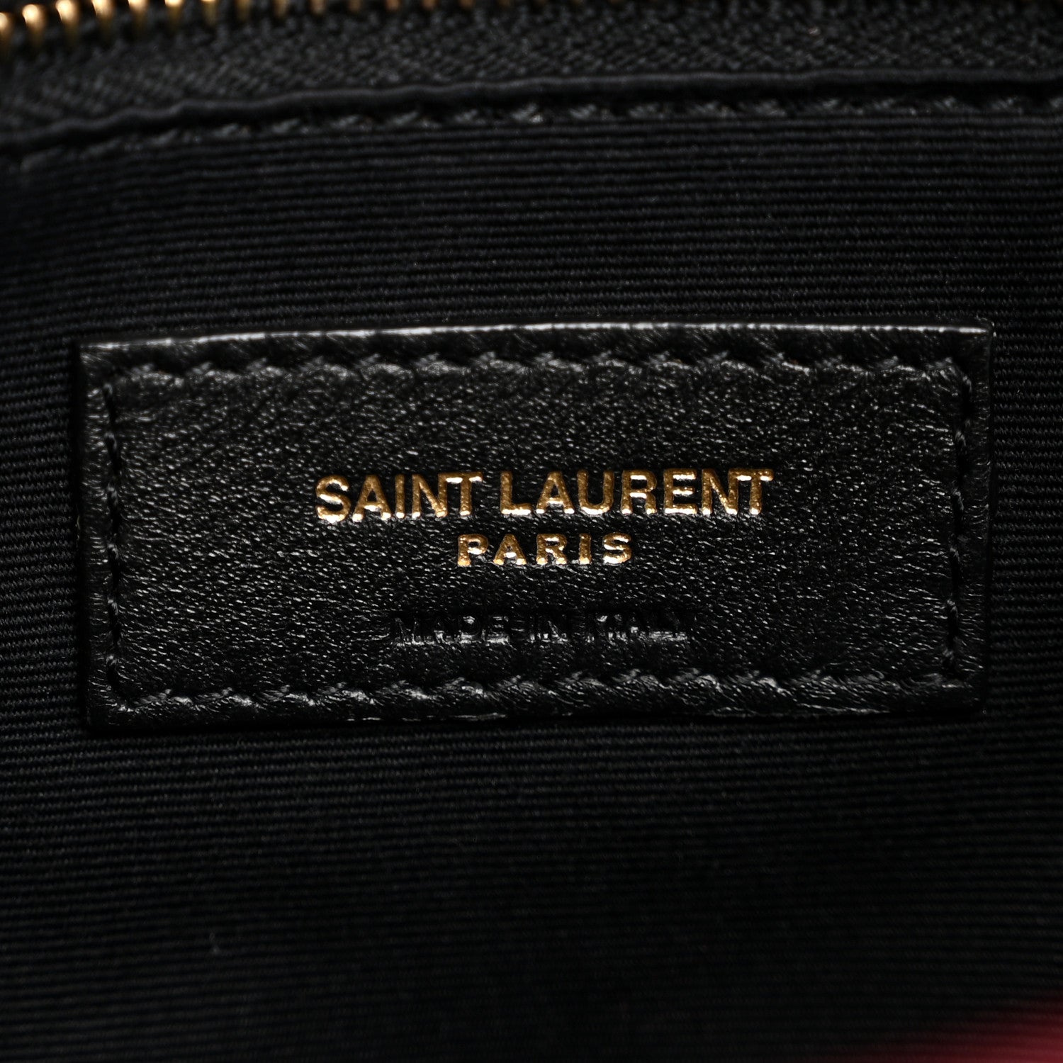 Saint Laurent Lambskin Quilted Small Loulou Puffer Monogram Chain Satchel Opyum Red 6 of 11