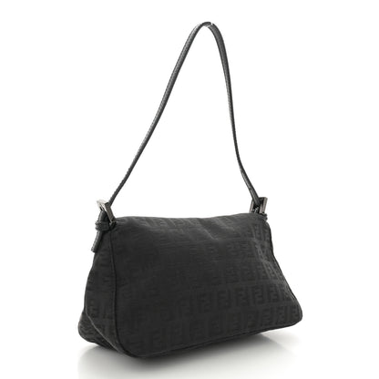 Fendi Zucchino Mini Mama Baguette Black 3 of 10