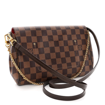 Louis Vuitton Damier Ebene Favorite MM 3 of 9