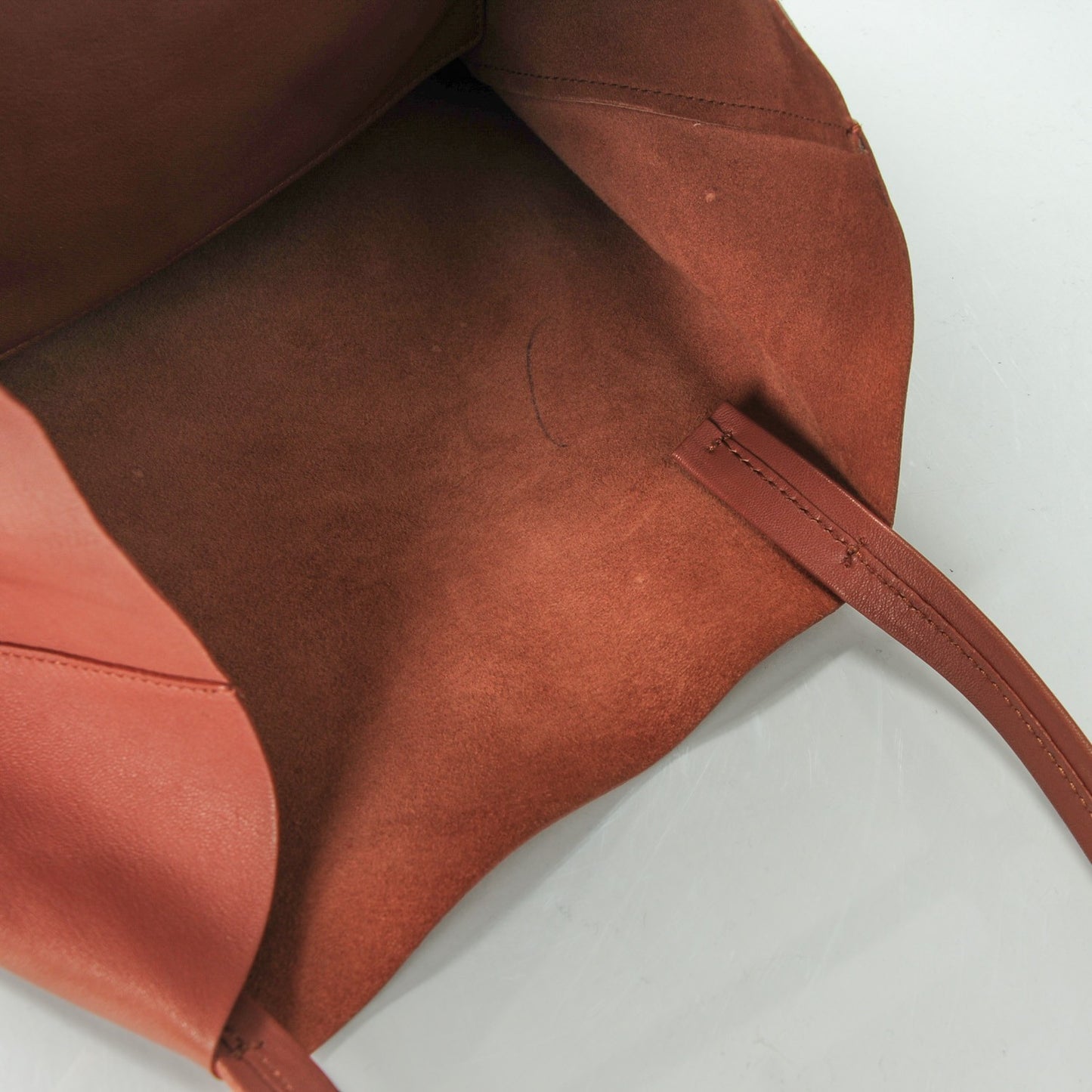 Lambskin Horizontal Cabas Camel