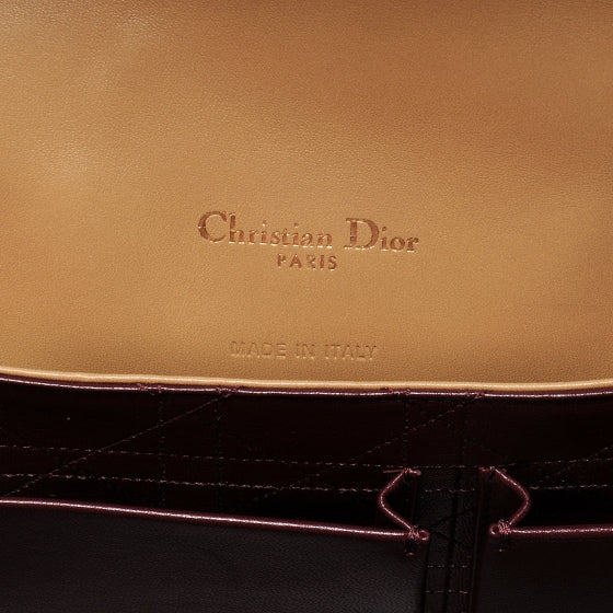 Lambskin Cannage Large Miss Dior Flap Beige