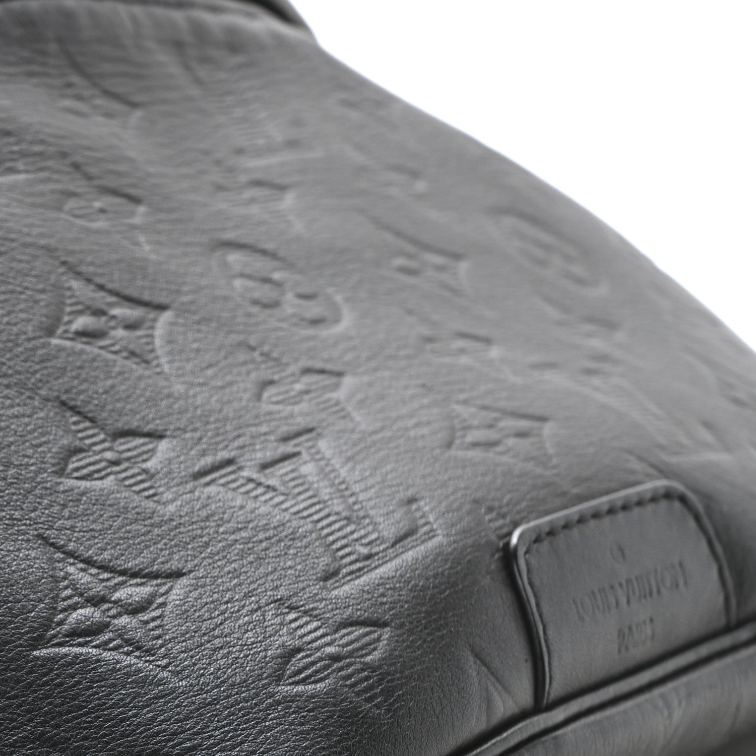 Louis Vuitton Calfskin Monogram Shadow Discovery Bumbag Black 8 of 9
