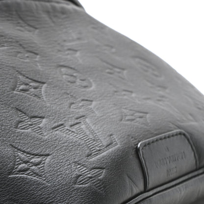 Louis Vuitton Calfskin Monogram Shadow Discovery Bumbag Black 8 of 9