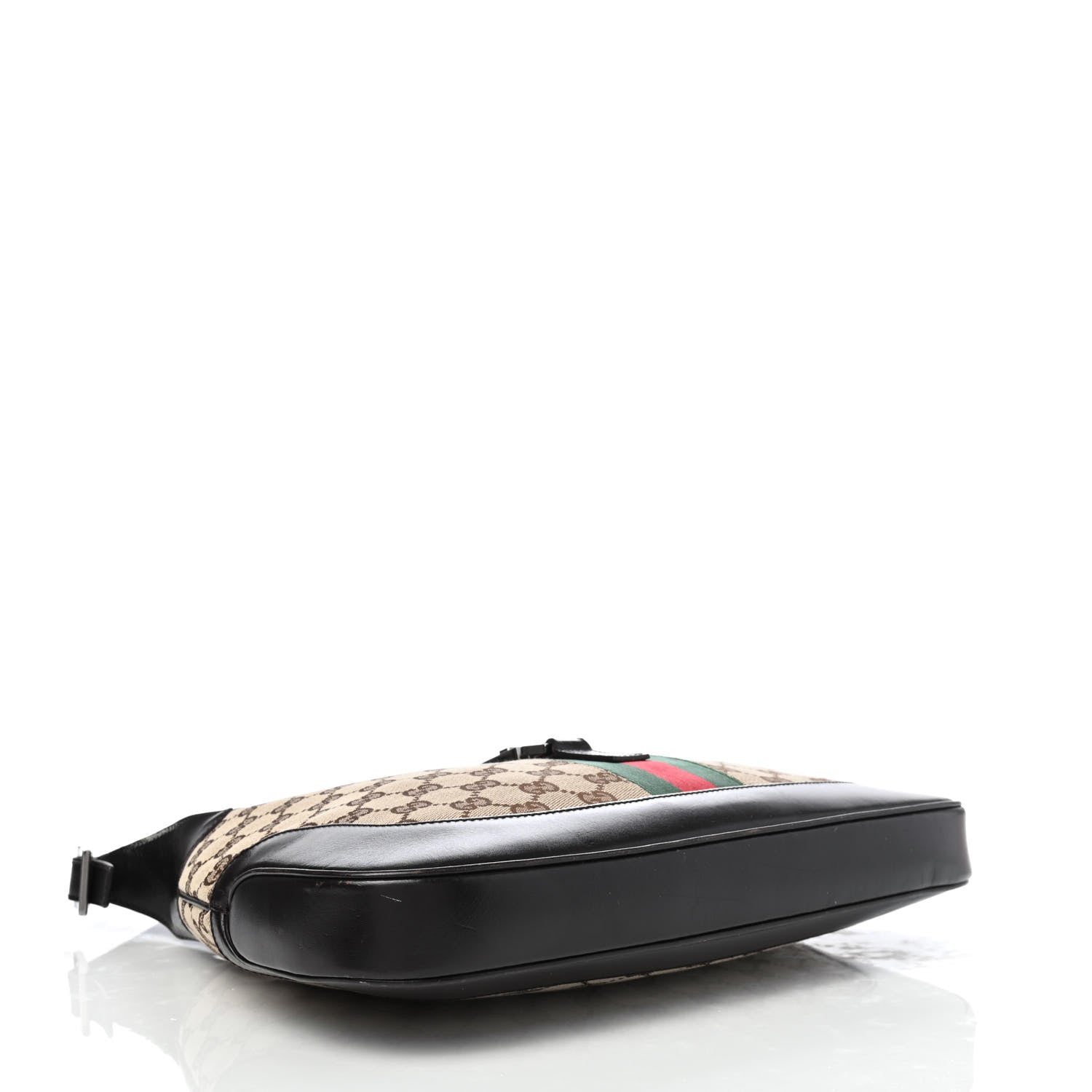 Gucci Monogram Web Jackie O Hobo Dark Brown 3 of 4