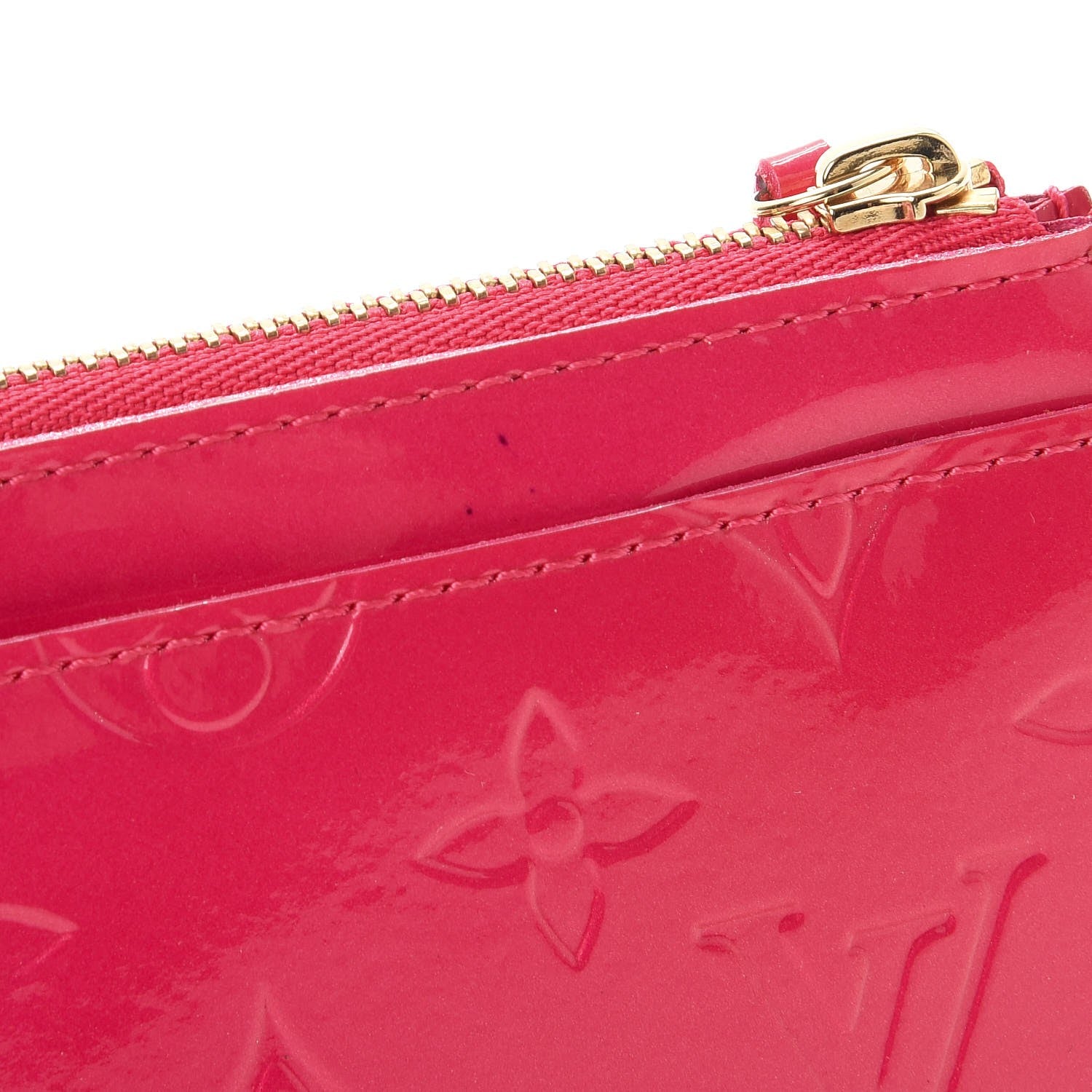 Louis Vuitton Vernis Key Pouch Rose Pop 7 of 9