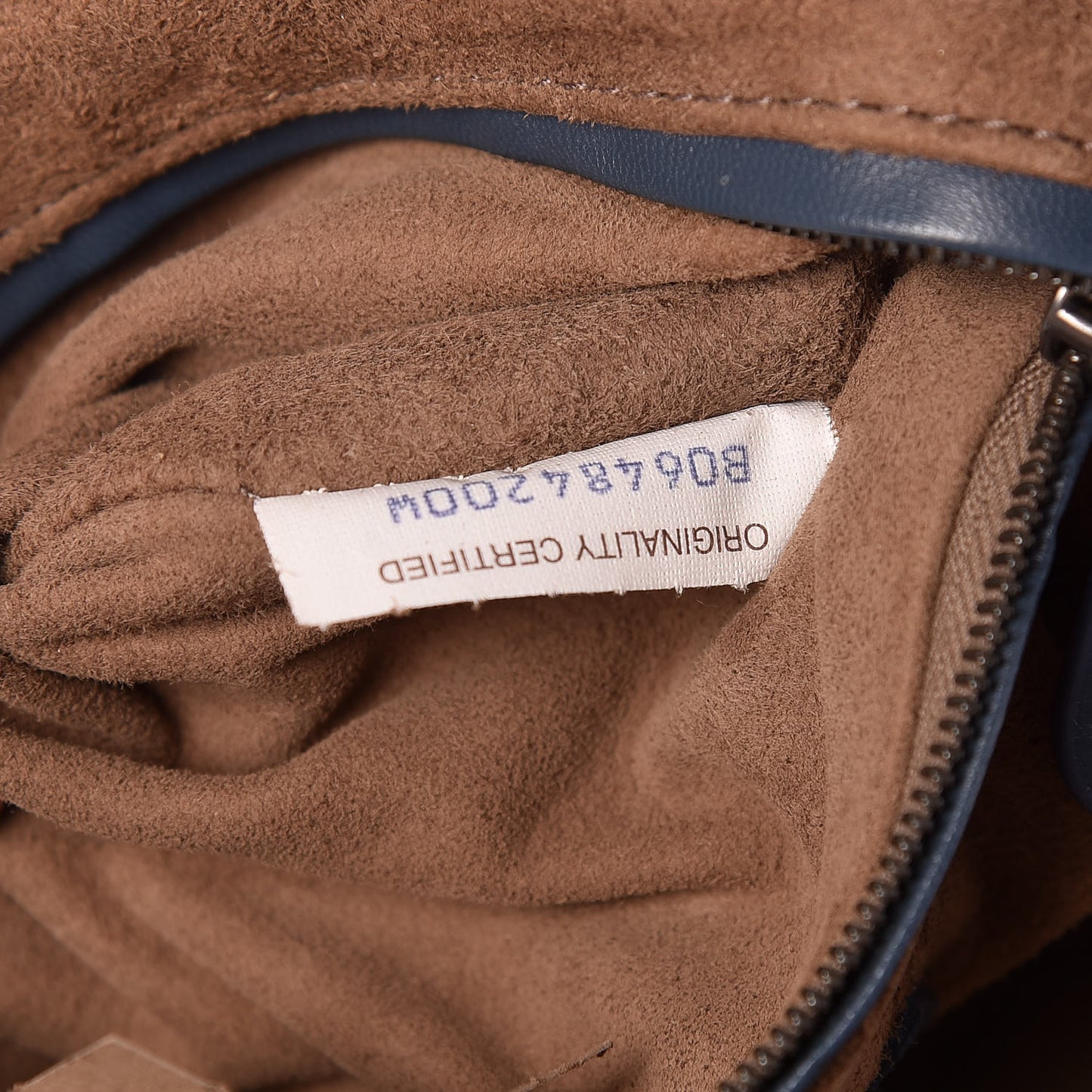 Nappa Intrecciato Pillow Crossbody Messenger Blue