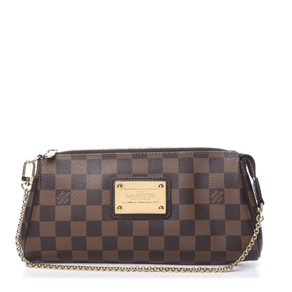 Louis Vuitton Damier Ebene Eva Clutch 1 of 10
