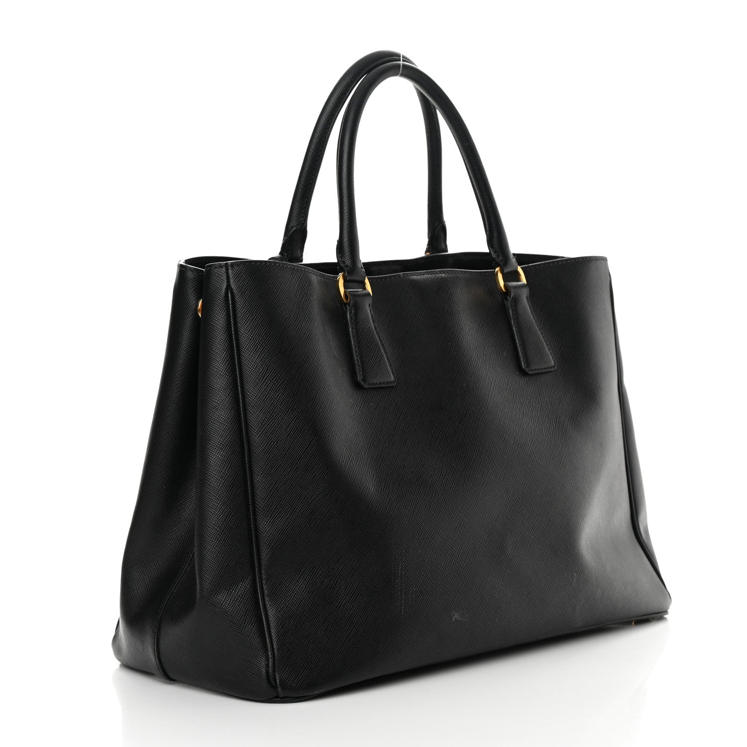 Prada Saffiano Lux Large Tote Black 2 of 21