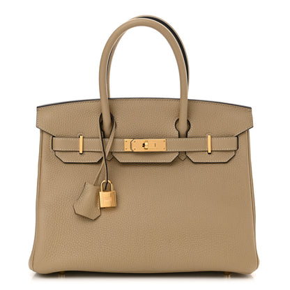 Hermes Taurillon Clemence Birkin 30 Trench 1 of 11
