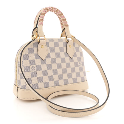 Louis Vuitton Damier Azur Braided Alma BB 3 of 10