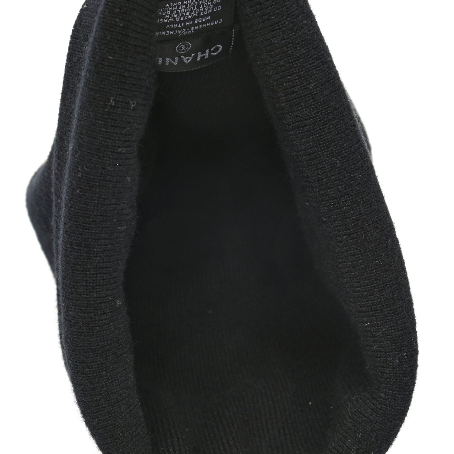 Cashmere CC Beanie Hat Black