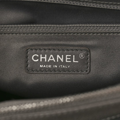 Chanel Caviar Quilted XL Grand Shopping Tote GST Light Grey 7 of 10