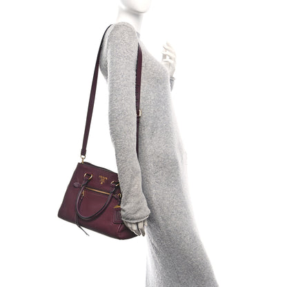 Prada Vitello Phenix Shopping Tote  Granato 2 of 11