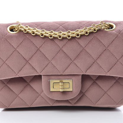 Chanel Velvet Quilted Mini 2.55 Reissue Flap Pink 8 of 10