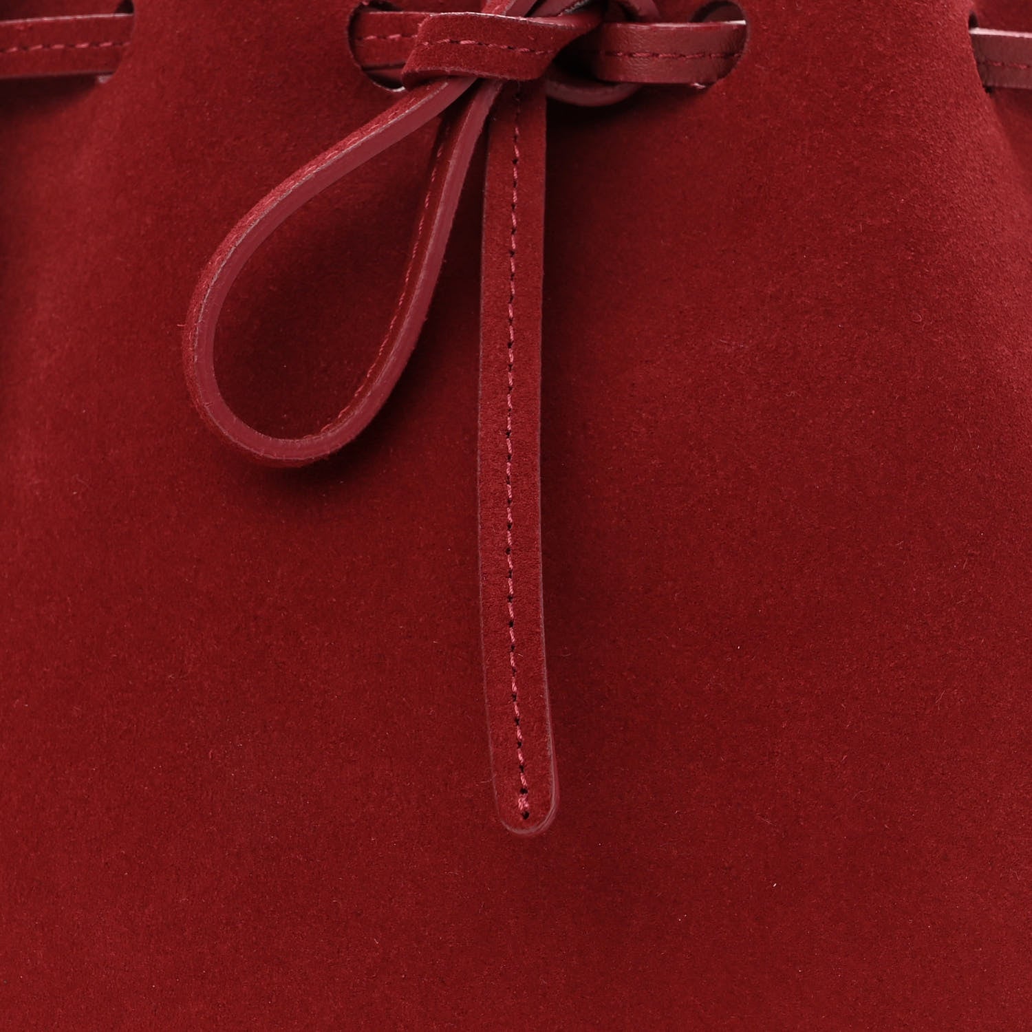 Mansur Gavriel Suede Mini Bucket Bag Rococo 8 of 10