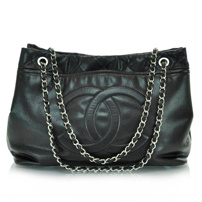 Chanel Washed Caviar Timeless Large Shopping Tote Black 1 of 12