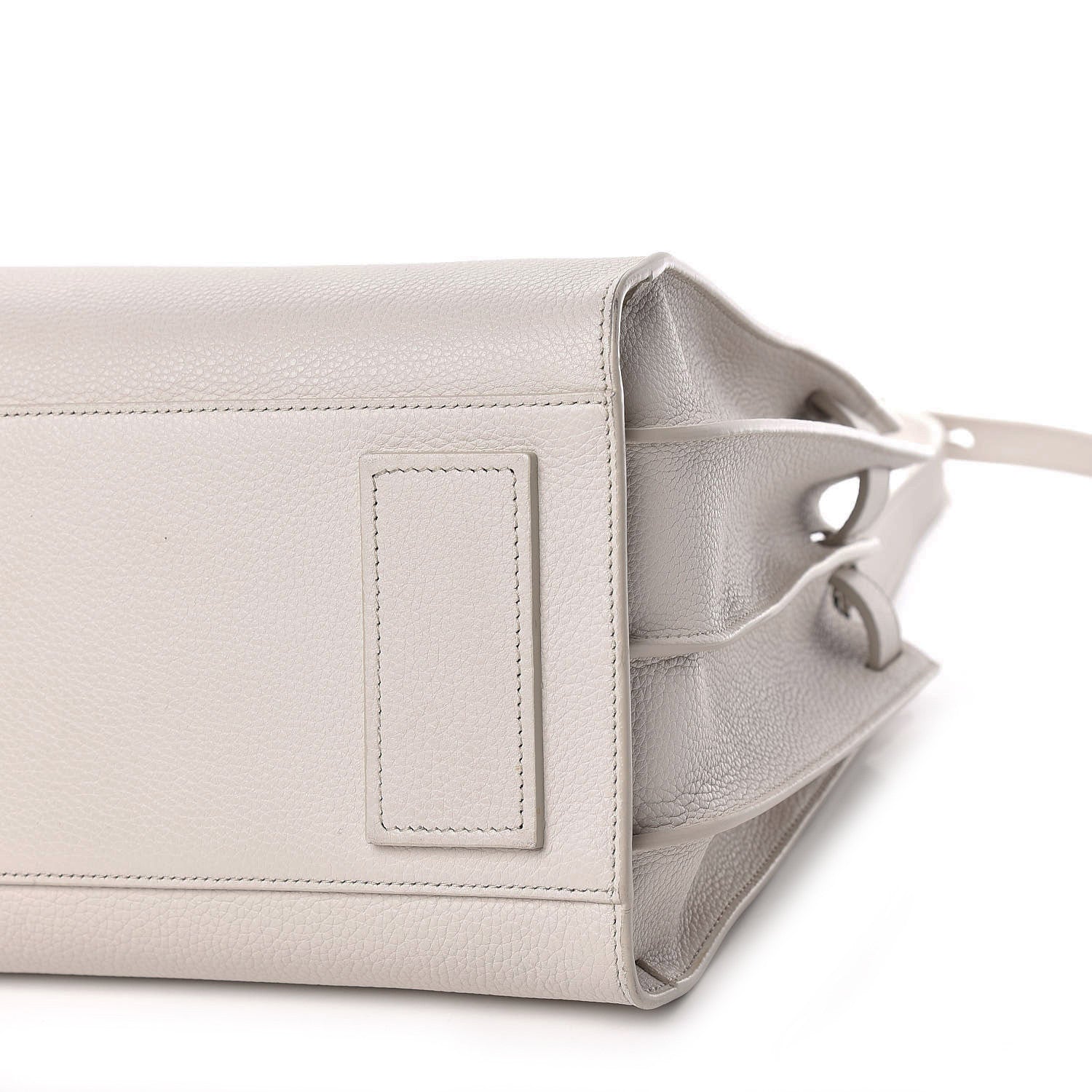 Saint Laurent Grained Calfskin Small Supple Sac De Jour Souris 9 of 13